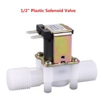 1/2" Plastic Solenoid Valve 12V 24V 220V Magnetic Washing Machine Dispenser Drinking Water Pneumatic Pressure Controller Switch Valves