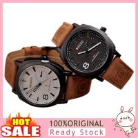 2023 [B 398] Mens Stylish Number 8 Pattern Analog Faux Leather Band Wrist Watch Gift