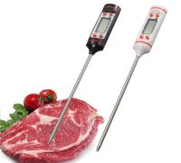 ♈ 1pc Thermometer Pen Style Digital Food Kitchen BBQ Temperature Meter Household Cooking Tools -50C-300C / -58F-572F