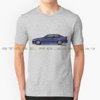 Bavarian 3Series Mdrei Coupe Techno Violet Cool Design Trendy Tshirt Tee Automotive Art Car German Car Wagon Estate