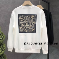 Encounter Fashion  เสื้อสเวตเตอร์  เสื้อกันหนาวมีฮู้ด เสื้อกันหนาว เสื้อแขนยาวชาย เสื้อกันหนาว ผ ช เสื้อฮู้ด เสื้อฮู้ดชาย 2023ใหม่ 36Z230907