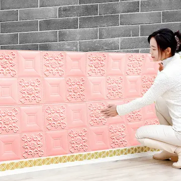 Shop 3D Brick Wallpaper Ceiling Wallpaper Design Wall Tiles Sticker 3D Foam  Bricks With Great Discounts And Prices Online - Aug 2023 | Lazada  Philippines