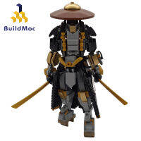 Buildmoc Ronin ซามูไร Mech Noired ตัวเลขความคิด MOC ชุดสำเร็จรูปชุดของเล่นสำหรับเด็กของขวัญเด็กของเล่น342ชิ้นอิฐ