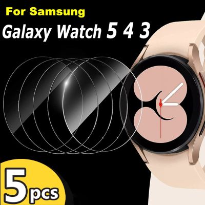 HD Tempered Glass for Samsung Galaxy Watch 5 4 3 42mm 44mm 40mm 46mm Anti Scrach Film Watch4 Classic Screen Protectors Films
