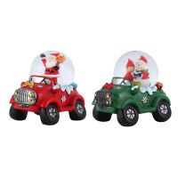 Christmas Snow Globe Vintage Truck Santa Crystal Ball Decor Led Lights Snow Globes For Girls Women Kids Home Decor amp; Christmas