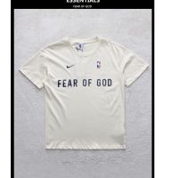 ใหม่เสื้อยืดลําลองสําหรับผู้ชายแขนสั้นพิมพ์ลาย Fear Of God Fogt Secondary Line Essentialst