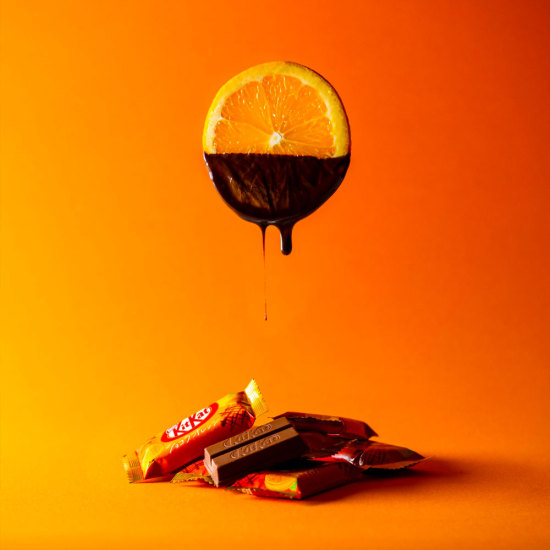 Bánh socola vị cam k.i.t.k.a.t chocolate orange của nestle nhật túi 9 - ảnh sản phẩm 3