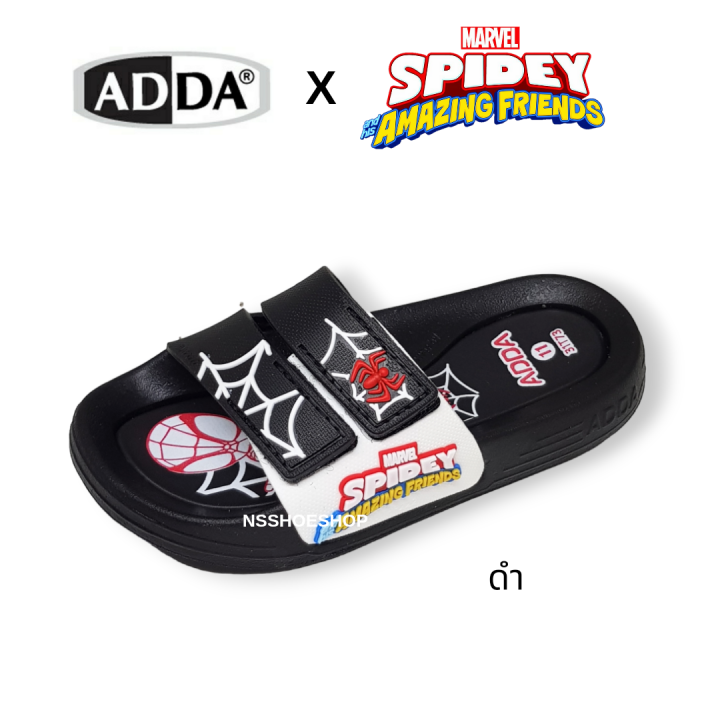 adda-31t73-สไปเดอร์แมน-spider-man-รองเท้าแตะเด็กแบบสวม