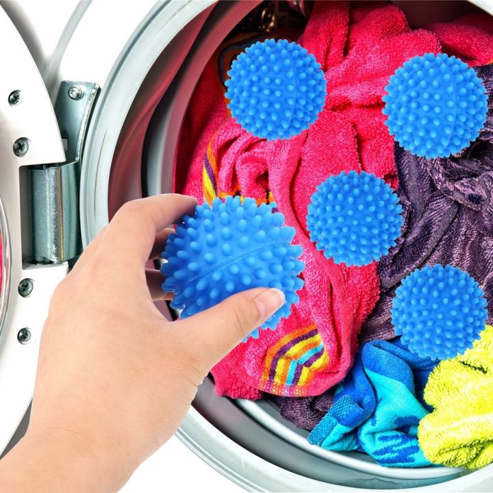 น้ำยาปรับผ้านุ่มซักผ้าก้อนลูกบอลแห้งเครื่องซักผ้าใช้ซ้ำได้4ชิ้น-เซ็ต-กำจัดคราบที่รุนแรงกันยุ่งกับปลาดาวทำความสะอาดได้อย่างแข็งแรง