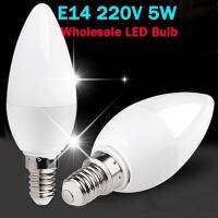 【Sell-Well】 upaxjl Gratis Ongkir! 1ชิ้น/ล็อตเทียน LED 2835SMD หลอดโคมไฟสูง Brightnes 5W E14 AC220V 230V 240V เย็นสีขาว/สีขาวอบอุ่น