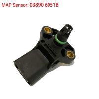 MAP Sensor 038906051B Manifold Absolute Turbo Intake Air Boost Pressure Sensor 2.5Bar 0281002399 For Jetta Skoda Audi VW Seat