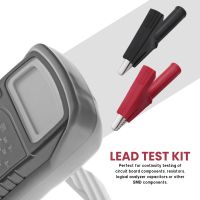 Multimeter Test Leads Kit Digital Electrical Test Probes Set with Alligator Clips Mini Test Hook Clips Tweezer