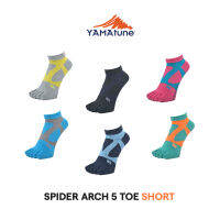 Yamatune Spider Arch Short 5 Toe | ถุงเท้าวิ่งแยกนิ้่ว