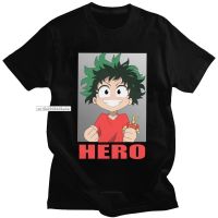 เสื้อยืดผู้ชายโบคุแขนสั้น Kawaii Katsuki Bakugo