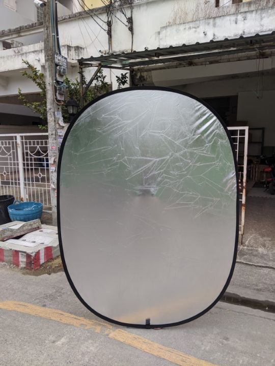 g2g-reflector-แผ่นรีเฟล็กสะท้อนแสง-สีเงิน-ทอง-สำหรับถ่ายภาพนิ่ง-vdo-ให้สีผิวขาว-ขนาด-2-เมตร-x-1-5-เมตร