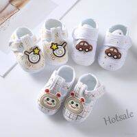 【hot sale】 ☽☁ C19 Baby Boy Canvas Shoes First Walkers Crib Shoes Learning Walking Shoes Cartoon Pattern Design Shoe for 0-12 Months