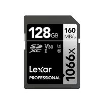 Lexar 1066X SLR กล้อง Mirrorless การ์ด SD ความเร็วสูงความจุ: 128GB