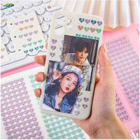 Steve Korean Ins Transparent Heart-shaped Alphabet Stickers Journal Photocard Decorative Sticker