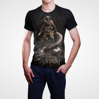 2023 Summer New Game The Elder Scrolls Skyrim Summer T-shirt 3D Print Fashion Casual Short Sleeve Men Women Children Streetwear Cool Top Tee fashion versatile t-shirt