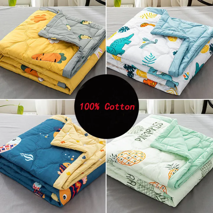 Super Soft Cotton Blanket Comforter, Cool Super King Size Bedspreads