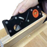 Wood Planer 45 Degree Bevel Gypsum Board Edge Corner Plane Chamfer with Bublle Aluminum Alloy Manual Woodworking Trimming Tool