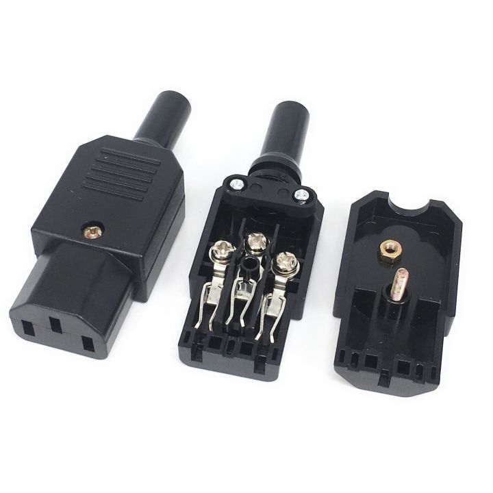 yf-16a-250v-iec-straight-cable-plug-connector-c13-c14-female-male-rewirable-power-3-pin-ac-socket-industrial