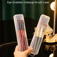 Transparent With Cover Storage Box Portable Makeup Brush Organizer Eyebrow Pencil Tableware Chopsticks Kitchen Accessories