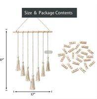 Ins ทอพรมแขวนผนัง Macrame สำหรับบ้านและ Comfort ผ้าปูโต๊ะปีใหม่มีพู่ประดับโหราศาสตร์มีกาวในตัว