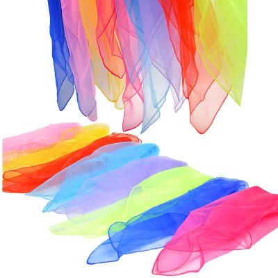 【CC】﹉■◄  New Neck Transparent Color Korea Version Silk Scarf Performance