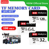 Lenovo ThinkPlus TF Card การ์ด Micro SD แท็บเล็ตมือถือ Dash Cam กล้องหน่วยความจำคอมพิวเตอร์ การเก็บรักษา การ์ดหน่วยความจำระดับมืออาชีพ 32G/64G/128G การกำหนดค่ามาตรฐานอย่างเป็นทางการ (ไม่มีเครื่องอ่าน)