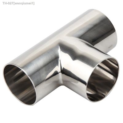 ✘❀❈ 1Pcs 16mm-159mm Type T 3 Way Tee Joint Sanitary Butt Welding Pipe Connection Fittings Polishing 304 Stainless Steel Food Grade