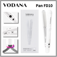 VODANA เครื่องยืดเหล็กหนีบผมเรียบ FD10กระทะแท่งอ่อนที่ดัดผมไฟฟ้าเส้นผมที่ไม่มีเหล็กแบนแผ่นให้ความร้อนเซรามิกชนิดอนาล็อคเทอร์โมมิเตอร์จานร้อนเบาะเคลื่อนที่ได้