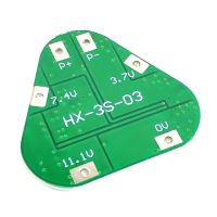 “”：{： 3S 12V 18650 Lithium Battery Protection Board 11.1V 12.6V Overcharge Over-Discharge Protect 8A 3 Cell Pack Li-Ion BMS PCM PCB