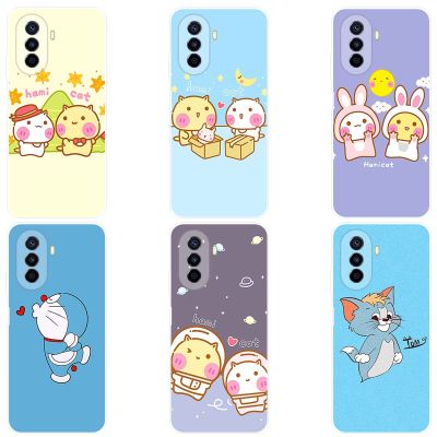 หัวเว่ยโนวา Y70กรณีซิลิโคนน่ารักการ์ตูนหัวเว่ยโนวา Y70ปลอก SoftCase TPU ปกโทรศัพท์มือถือ