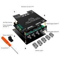 ZK-TB21มินิ CS8673E ช่อง2.1ช่อง/ชิป TPA3116D2สัญญาณเสียงไฮไฟเครื่องขยายเสียงบอร์ดรองรับตัวกรองบลูทูธได้5.0 2X50w + 100วัตต์