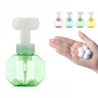 300ml Flower Foam Soap Dispenser Refillable Hand Soap Pump Bottle Bathroom Kitchen Lotion Facial Cleanser Mousse Blister Bottle