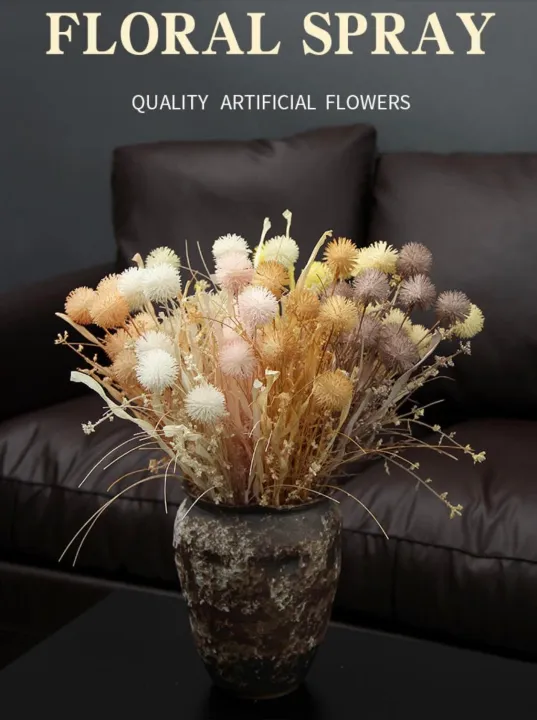 Artificial Dried Chrysanthemum flower Strawflower flower arrangement