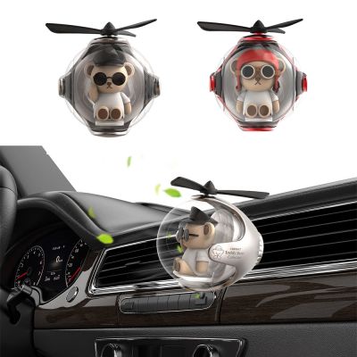【CC】✵❈  Cartoon Air Outlet Perfume with Fragrant Tablets Flight Automobile Vent Aromatherapy Lasting Car Accessories