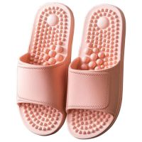 Bathroom Slipper Summer Indoor Massage Shower Slipper Couple Home Non Slip Shoes Men Women Candy Color Outdoor Beach Sandals House Slippers