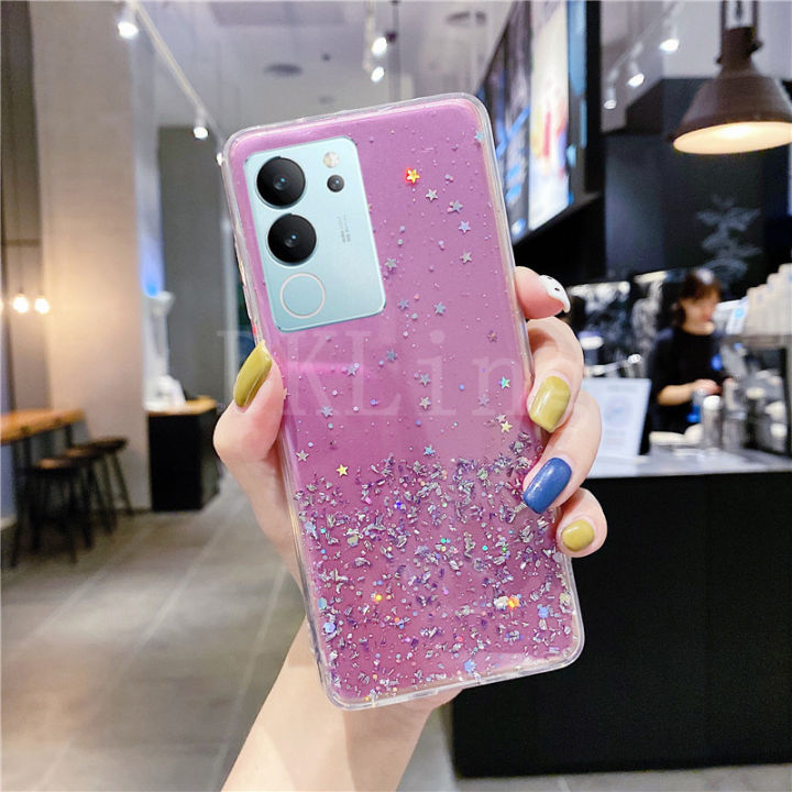 เคสมือถือสำหรับ-vivo-v29-5g-เคสมือถือ-tpu-ซิลิโคนโปร่งใสกลิตเตอร์-v29ปลอกอ่อน-vivo-5g-พร้อมส่ง