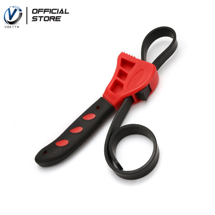 Oil Filter Strap Wrench-8 Inch Multifunctional Strap Wrench Rubber Belt  Spanner Wrench Oil Filter Wrench (yellow)