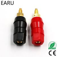 1pair(black red) Terminals Red Black Connector Amplifier Terminal Binding Post Banana Speaker Plug Jack Adapter Socket