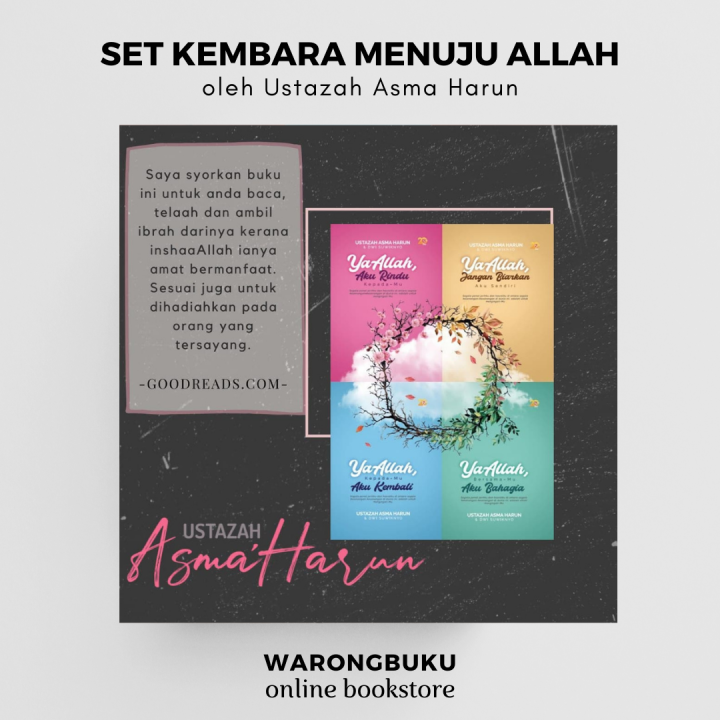 Pts Publishing House Set Kombo Buku Kembara Menuju Allah Edisi Softcover Buku Ustazah Asma