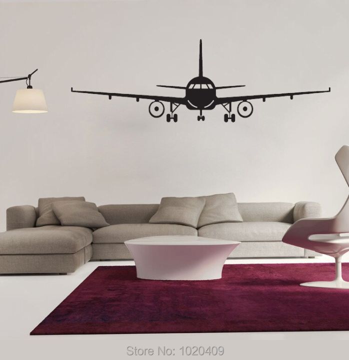 aircraft-take-off-airport-wall-sticker-decal-adults-decorative-pvc-wallpaper-children-room-4028