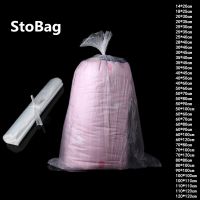 【DT】 hot  StoBag 100pcs PE Frosted Dust Fan Clothing Covers Plush Toy Packing Bags Moisture Water Proof Plastic Paper Box Inner Flat Bags