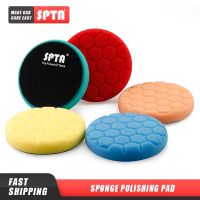 【LZ】 SPTA 3 (80mm)/5 (125mm)/6 (150mm) Car Spong Buffing Polishing Pads For DA/RO/GA Car Buffer Polisher Auto Care Repair Tools