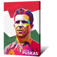 Canvas Poster Ferenc Puskas Wall Art Painting Nordic Poster Prints Home Decoration Wall Painting with Framed