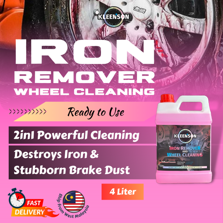 KLEENSON Iron Remover & Wheel Cleaning Degreaser, Remove Iron