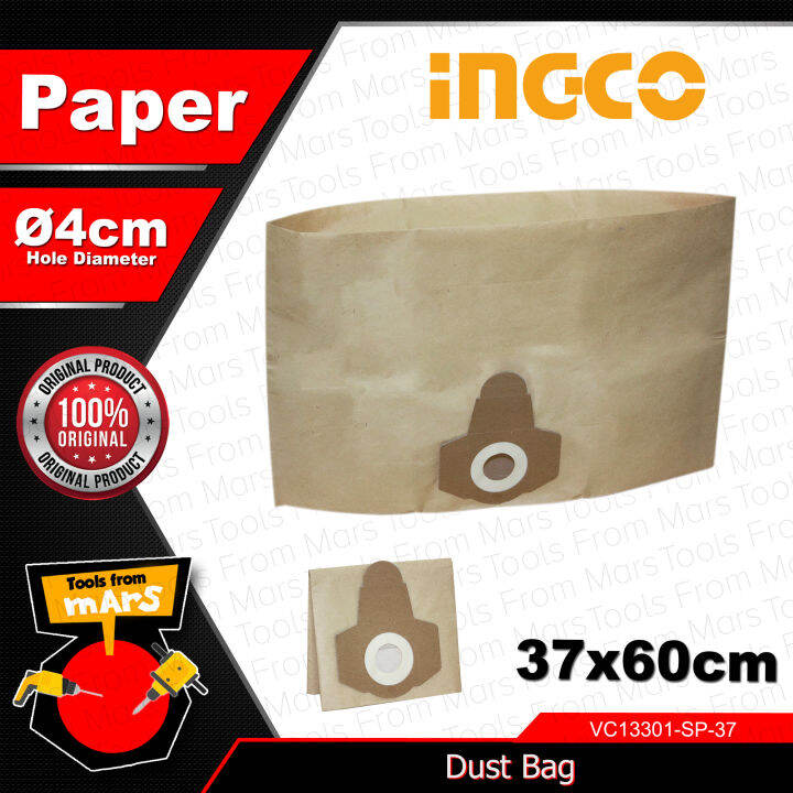 INGCO Paper Dust Bag For Vacuum Disposable Filter Bags Replacement Bag