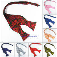 หูกระต่ายลายน้ำเต้ามะม่วงหิมพานต์ทำด้วยมือ16สีสำหรับผู้ชายสะดวกผูก ShengzhouPophnin